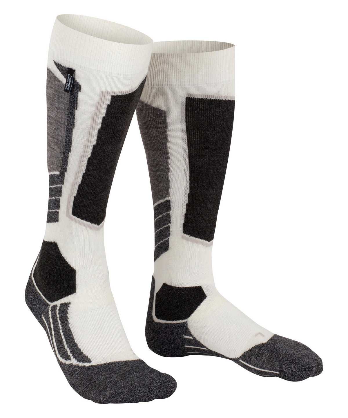 Sports Socks Falke SK2 Intermediate Skiing Knee-high Socks Damskie Białe | SVFMYI-564