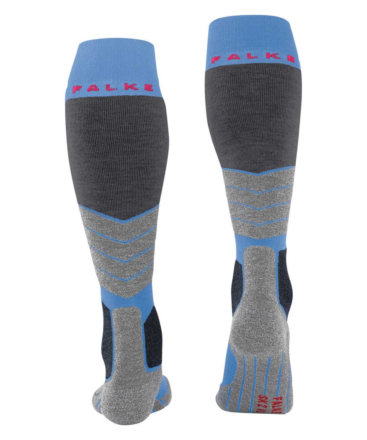 Sports Socks Falke SK2 Intermediate Vegan Skiing Knee-high Socks Damskie Niebieskie | WFMQXV-508