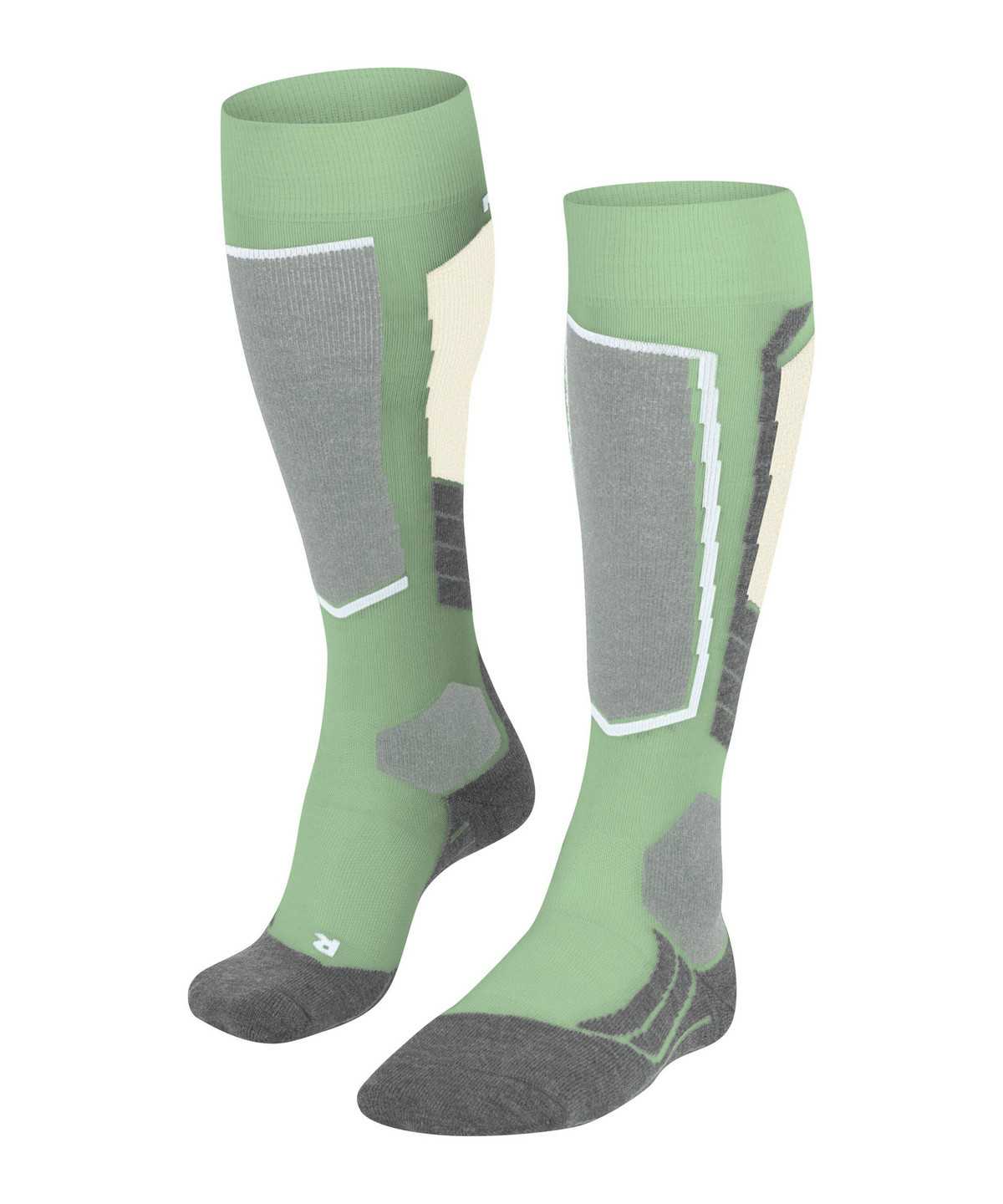 Sports Socks Falke SK2 Intermediate Wool Skiing Knee-high Socks Damskie Zielone | LGBJNK-365