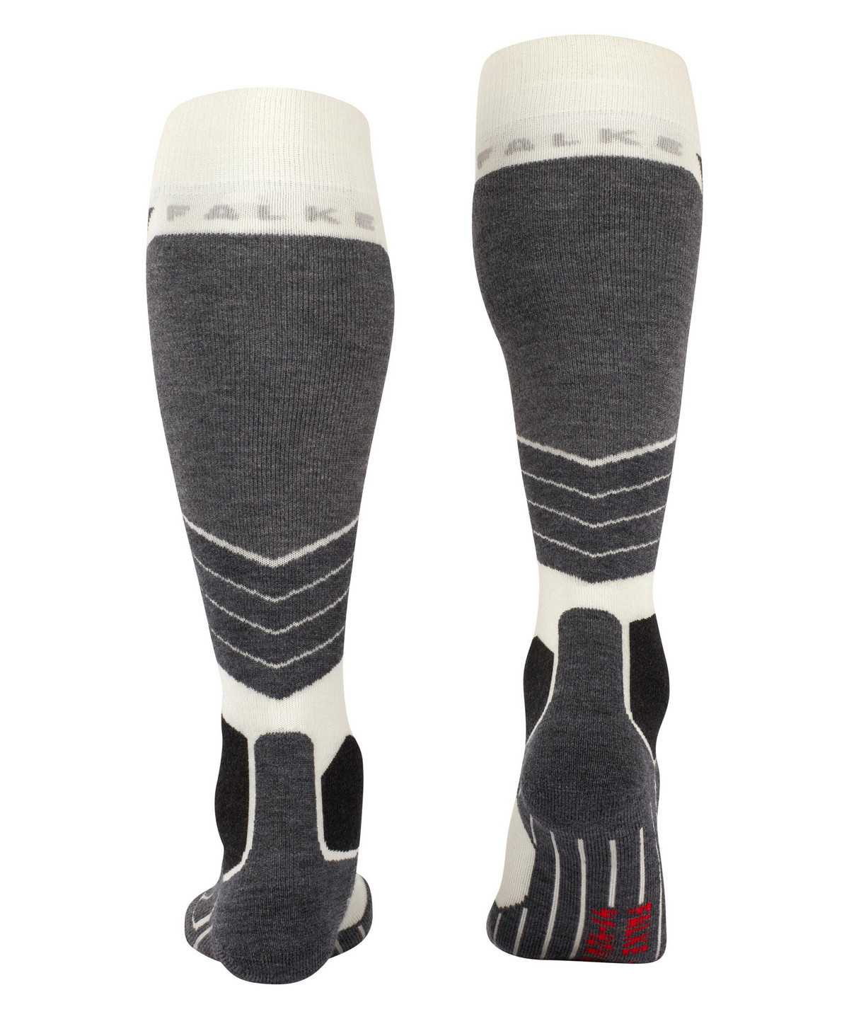 Sports Socks Falke SK2 Intermediate Wool Skiing Knee-high Socks Damskie Białe | YKAITD-047