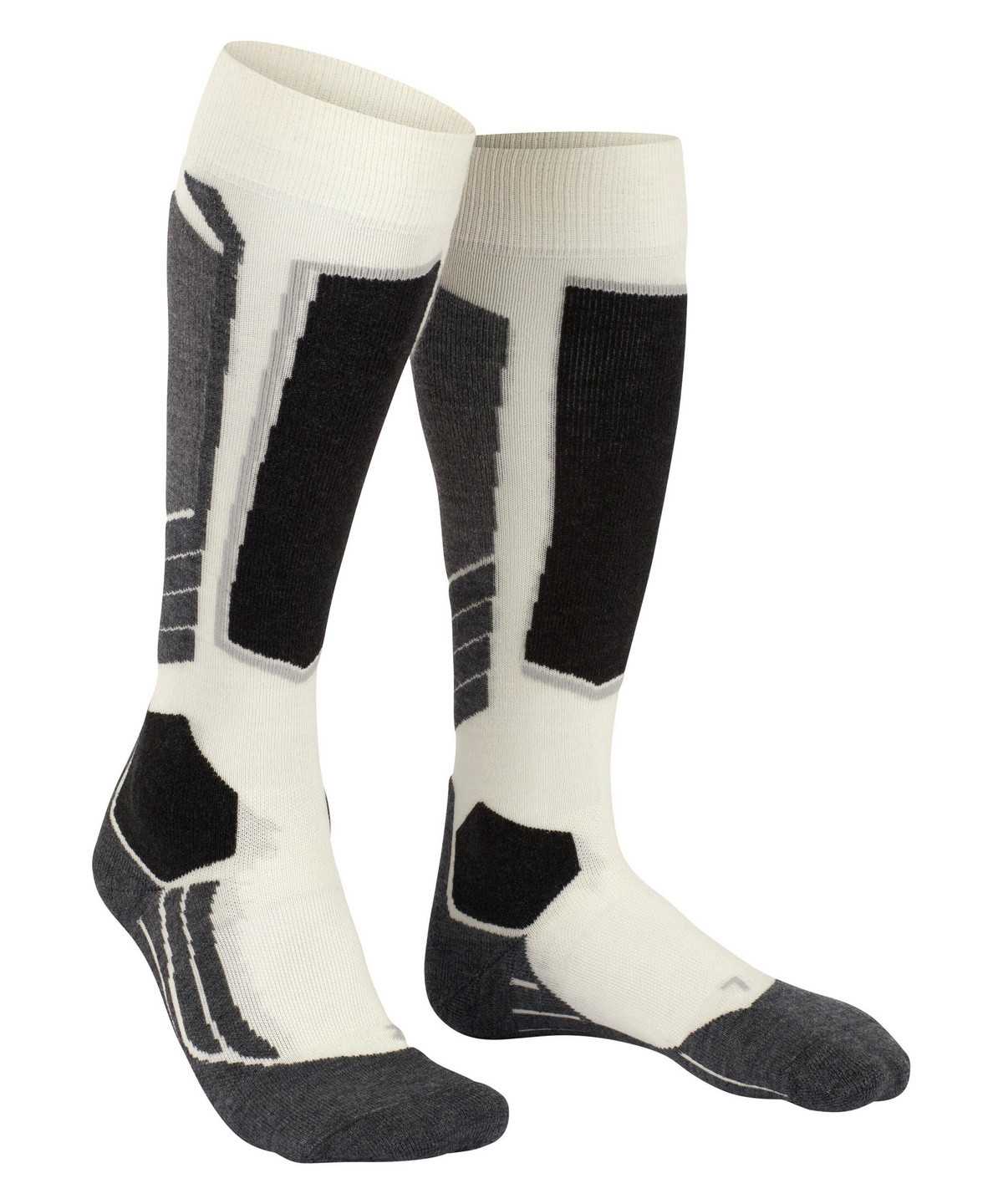 Sports Socks Falke SK2 Intermediate Wool Skiing Knee-high Socks Damskie Białe | YKAITD-047