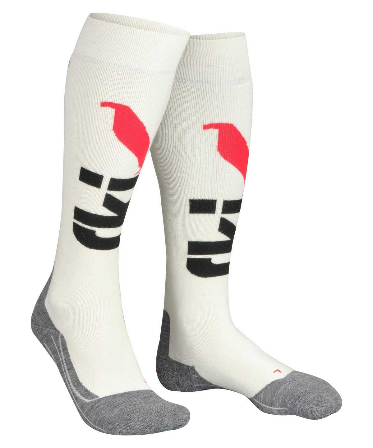 Sports Socks Falke SK4 125 Years Skiing Knee-high Socks Damskie Białe | CAGMFB-506