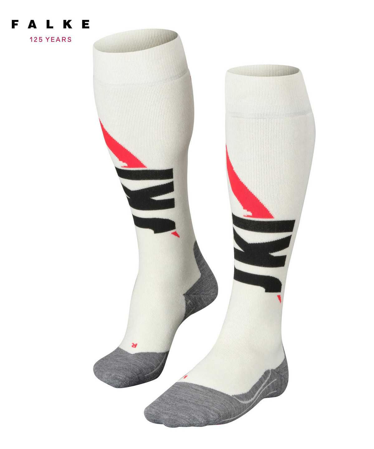 Sports Socks Falke SK4 125 Years Skiing Knee-high Socks Damskie Białe | CAGMFB-506