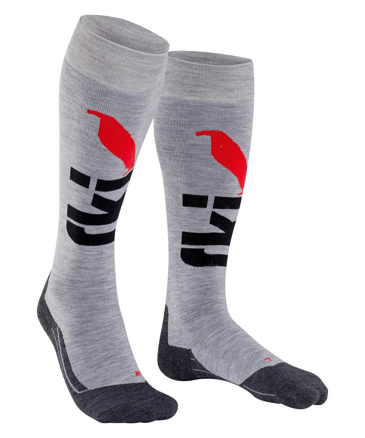 Sports Socks Falke SK4 125 Years Skiing Knee-high Socks Damskie Szare | WRQNIA-379