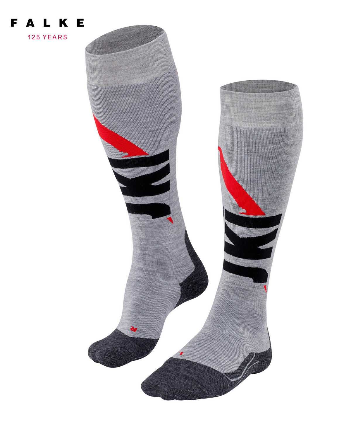 Sports Socks Falke SK4 125 Years Skiing Knee-high Socks Damskie Szare | WRQNIA-379