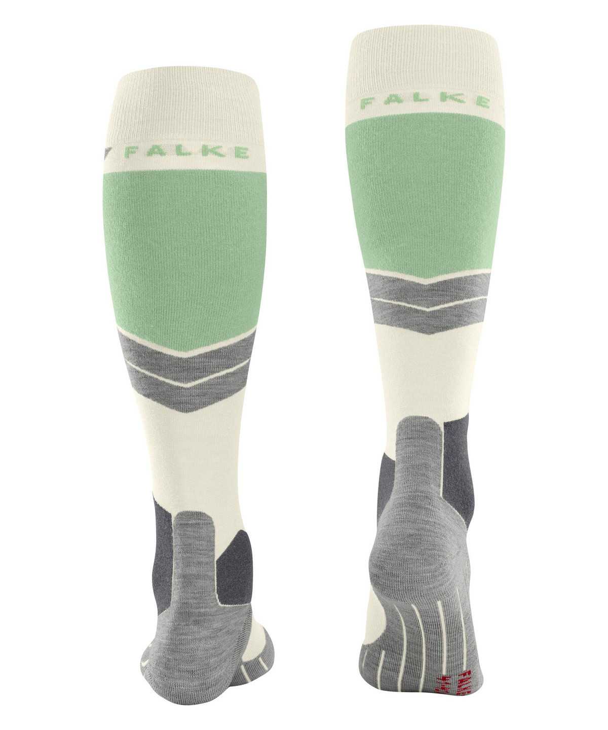 Sports Socks Falke SK4 Advanced Skiing Knee-high Socks Damskie Białe | LHFBGO-485