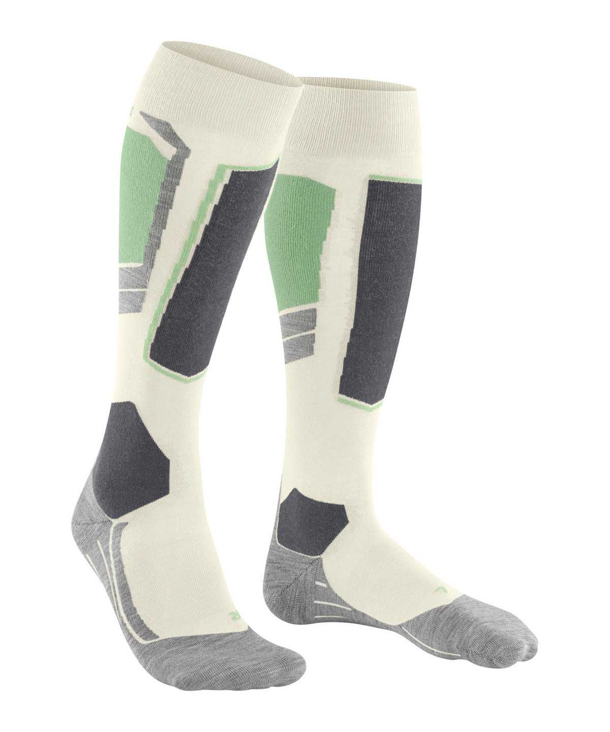 Sports Socks Falke SK4 Advanced Skiing Knee-high Socks Damskie Białe | LHFBGO-485