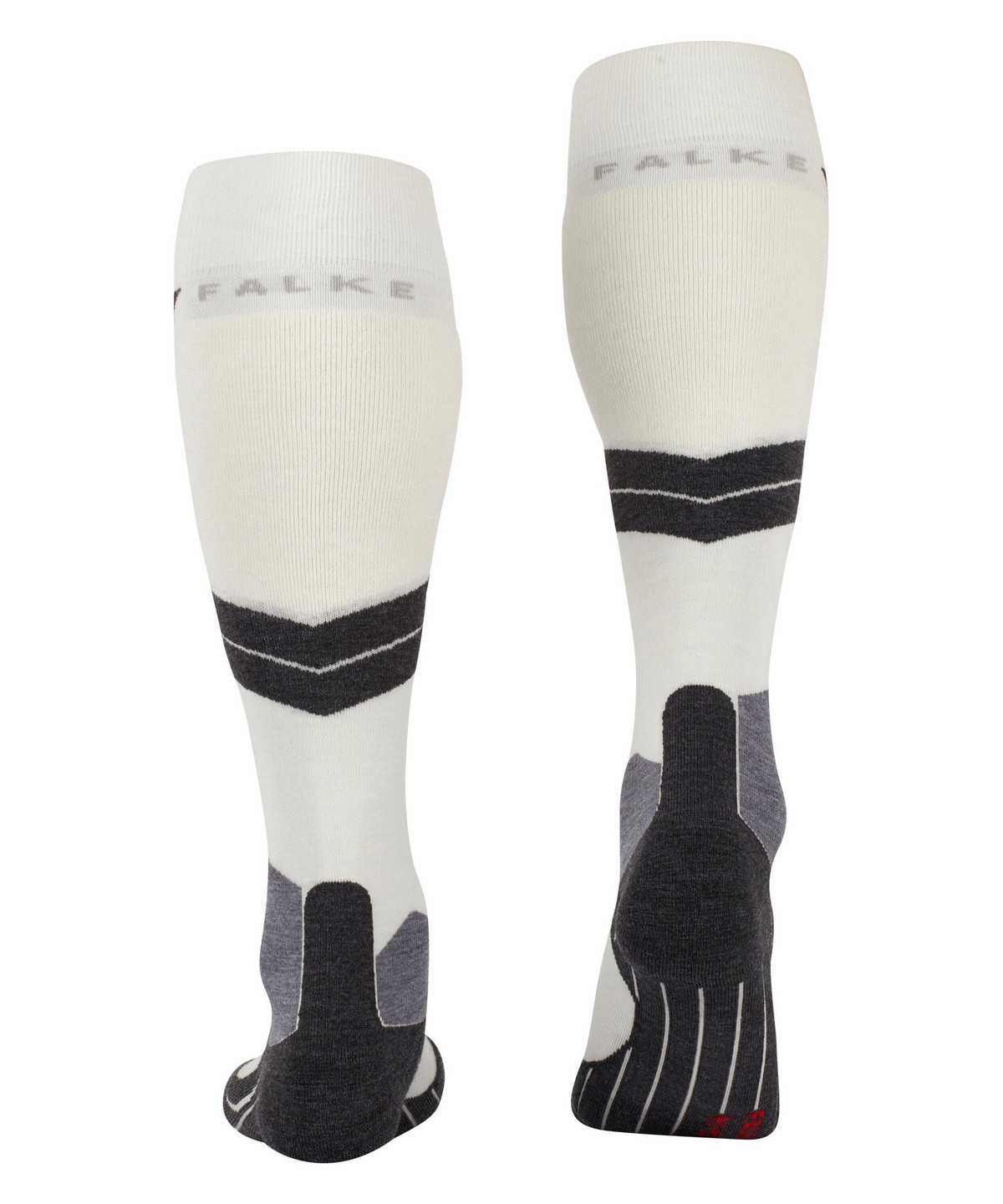 Sports Socks Falke SK4 Advanced Skiing Knee-high Socks Damskie Białe | ZJQEPD-126