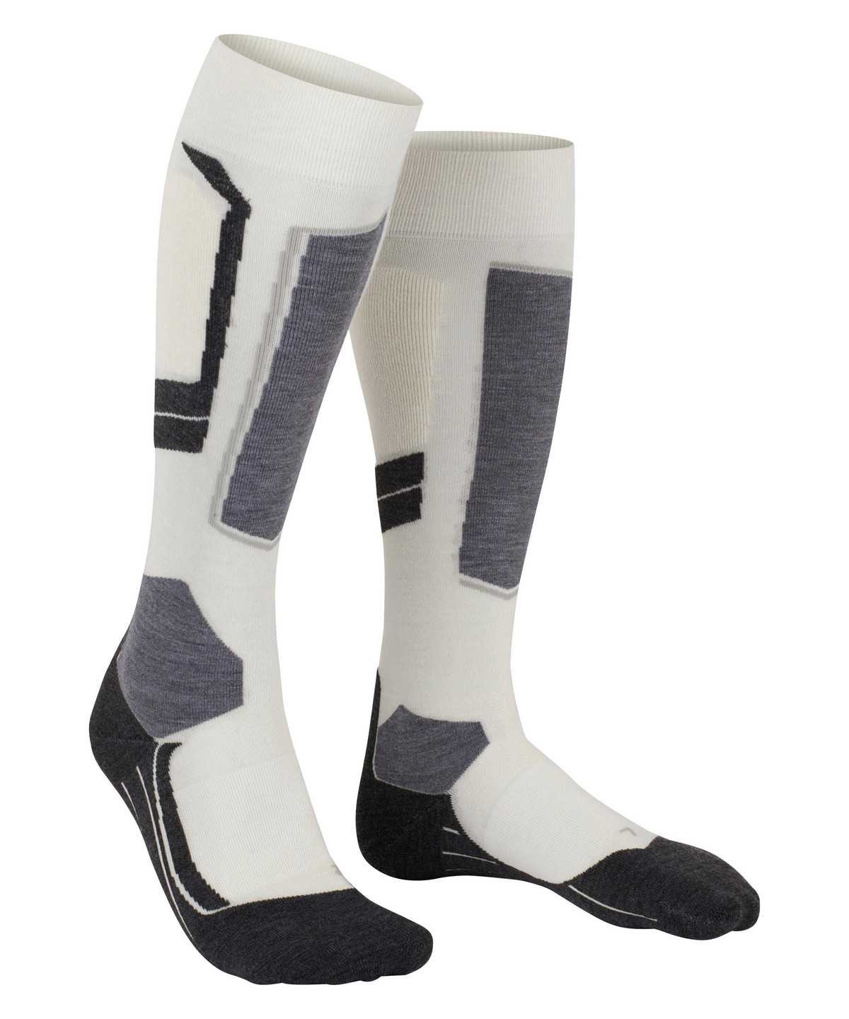 Sports Socks Falke SK4 Advanced Skiing Knee-high Socks Damskie Białe | ZJQEPD-126