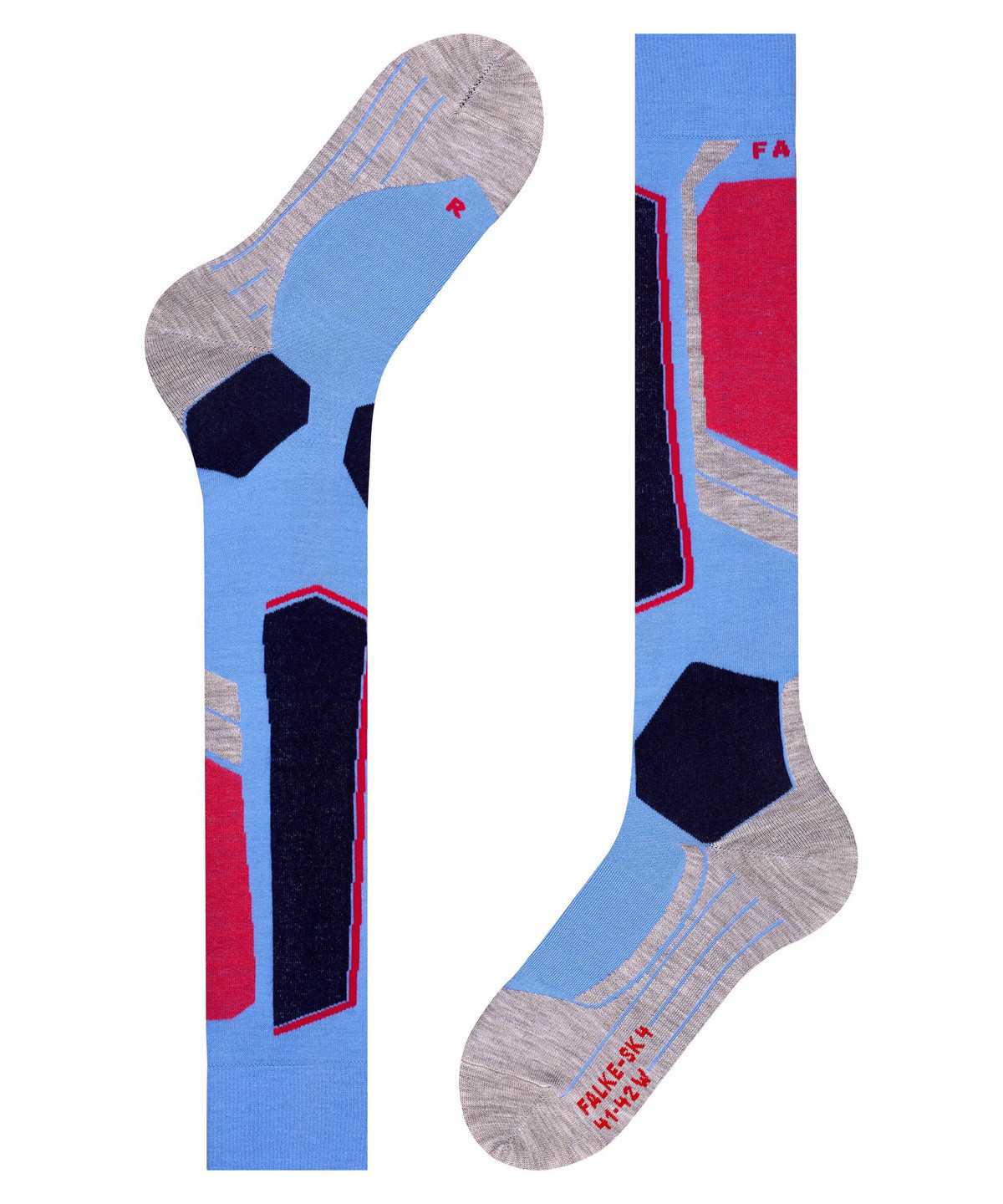 Sports Socks Falke SK4 Advanced Skiing Knee-high Socks Damskie Niebieskie | TPOSEB-465