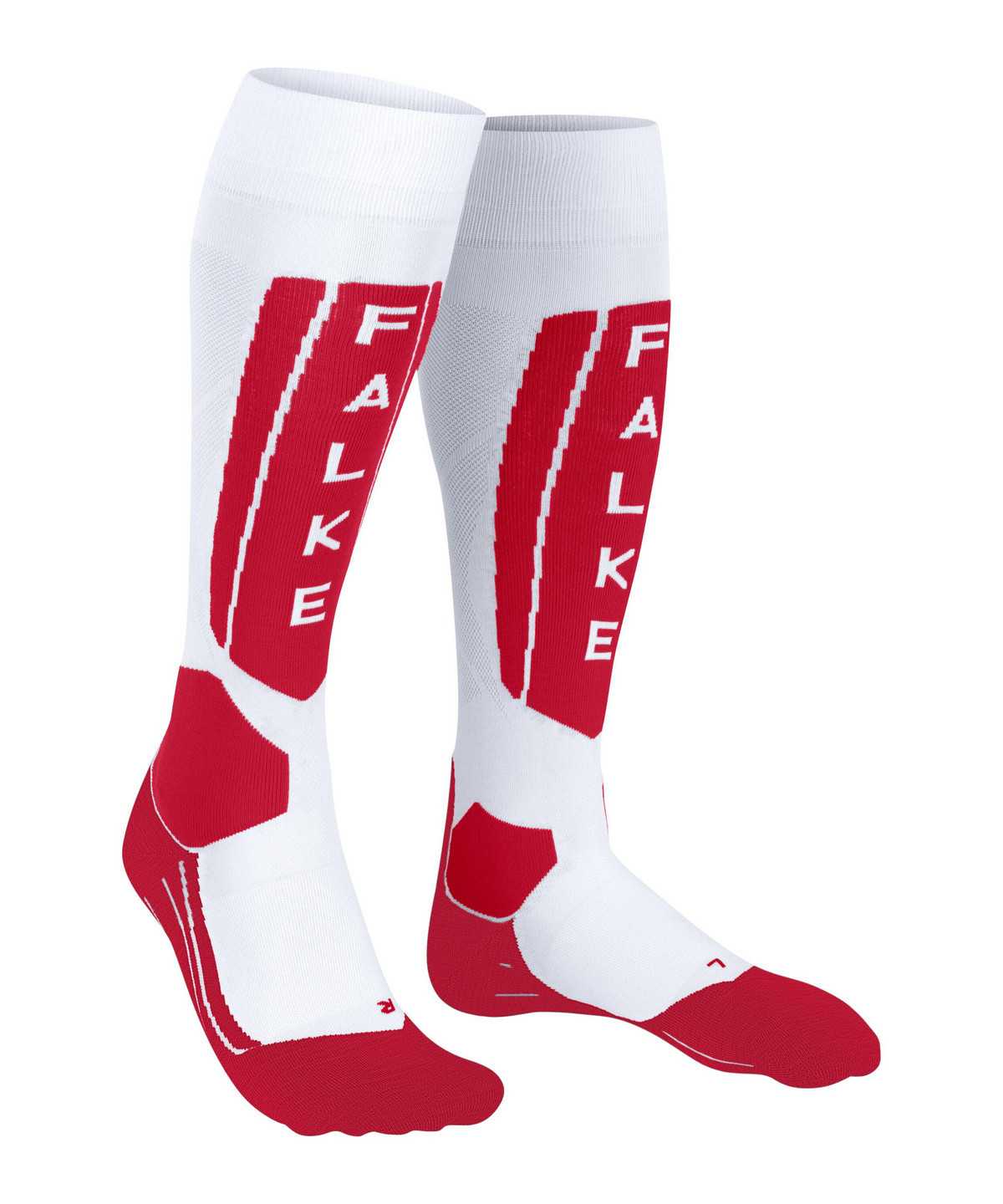 Sports Socks Falke SK5 Expert Skiing Knee-high Socks Damskie Białe | IKCTNS-529