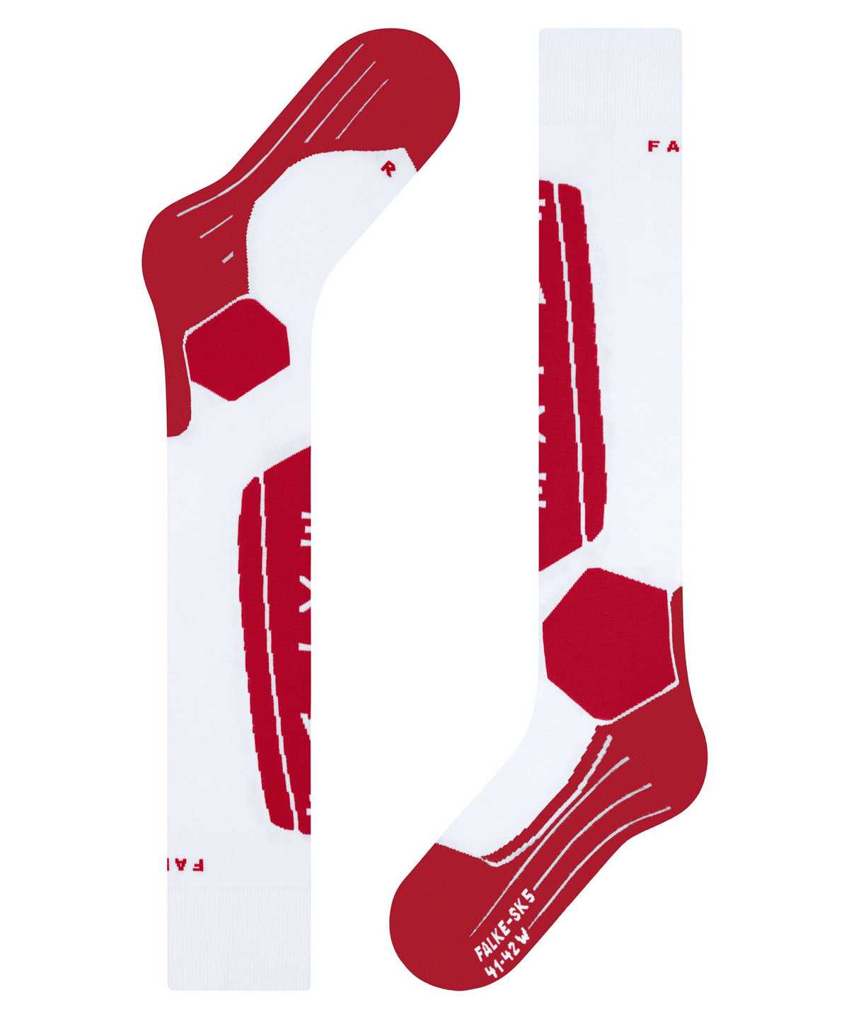 Sports Socks Falke SK5 Expert Skiing Knee-high Socks Damskie Białe | IKCTNS-529