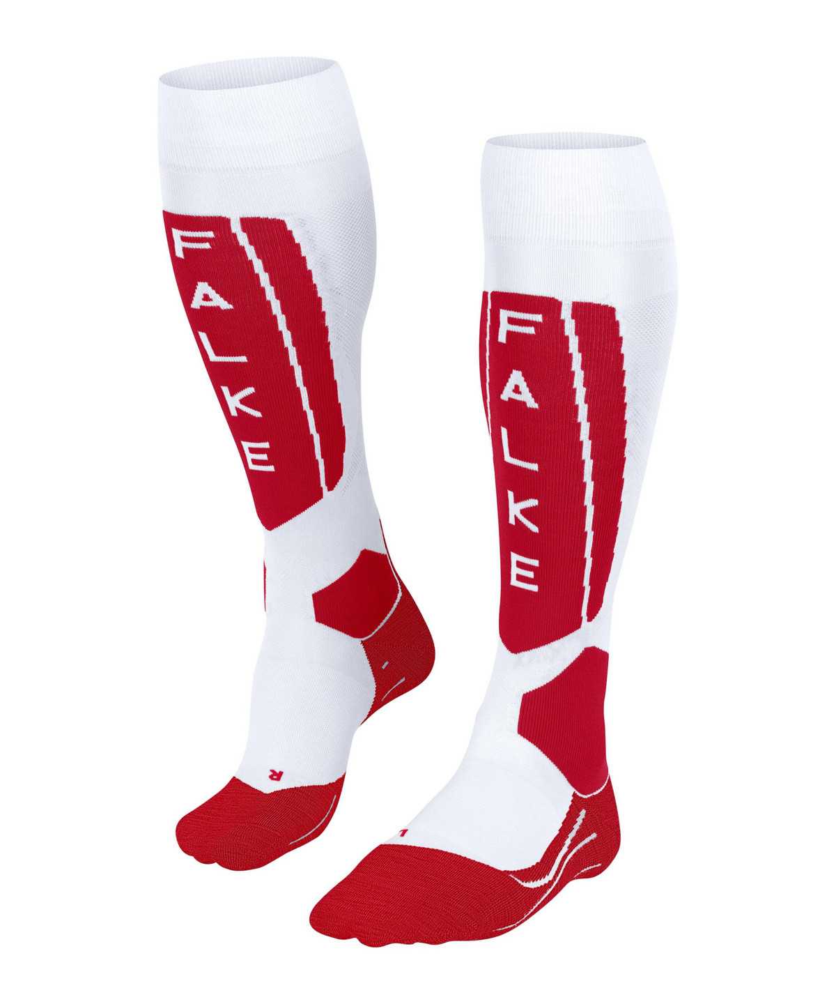 Sports Socks Falke SK5 Expert Skiing Knee-high Socks Damskie Białe | IKCTNS-529