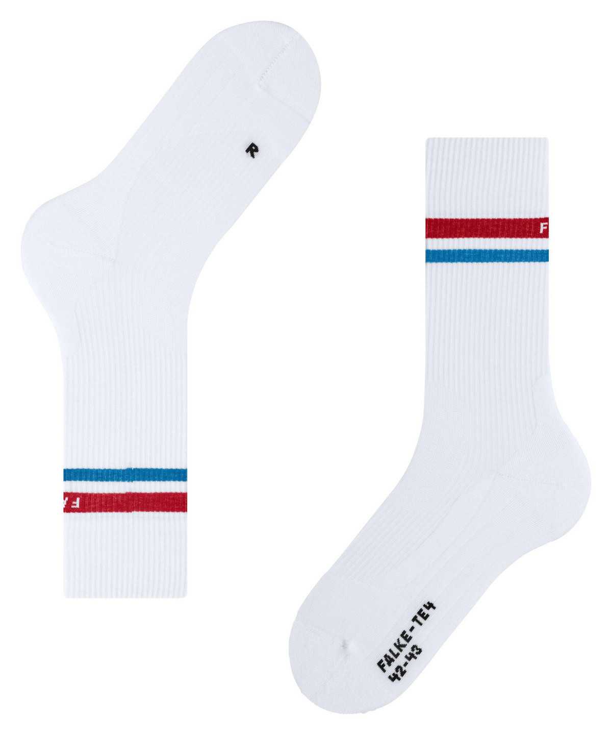 Sports Socks Falke TE4 Classic Tennis Socks Damskie Białe | KMZQTW-846