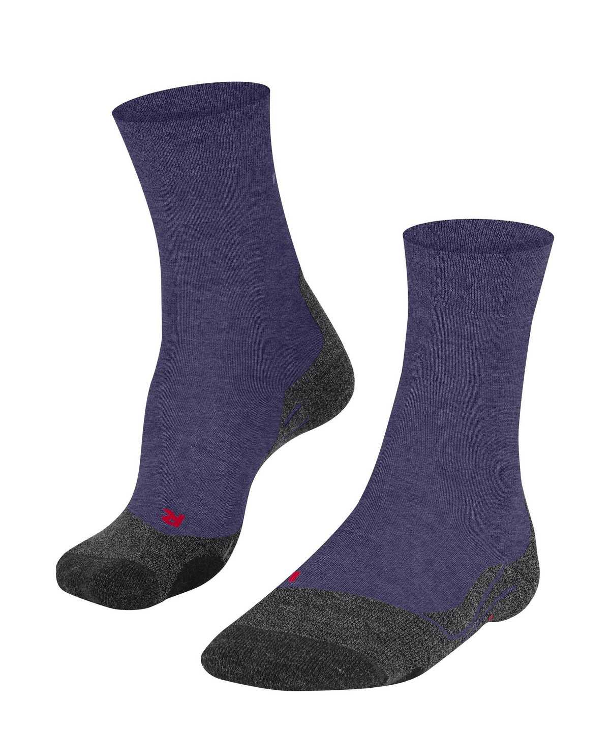 Sports Socks Falke TK2 Explore Melange Trekking Socks Damskie Fioletowe | LNQXHU-389