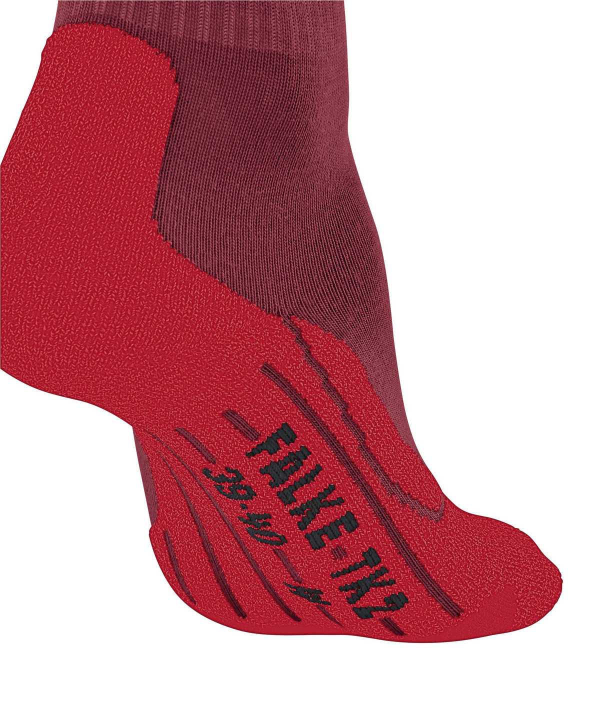 Sports Socks Falke TK2 Explore Trekking Socks Damskie Czerwone | EILVSF-782