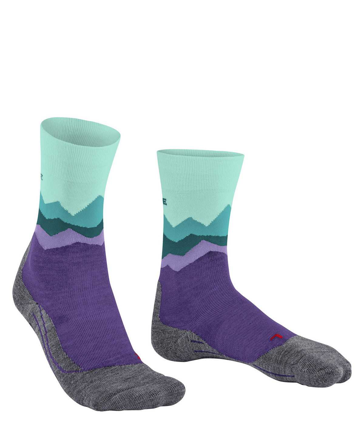 Sports Socks Falke TK2 Explore Trekking Socks Damskie Fioletowe | ZPRQAL-901