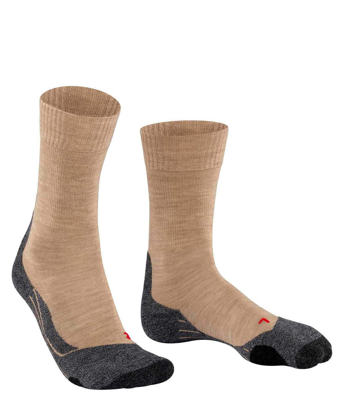 Sports Socks Falke TK2 Explore Trekking Socks Damskie Beżowe | ZHEMKW-084