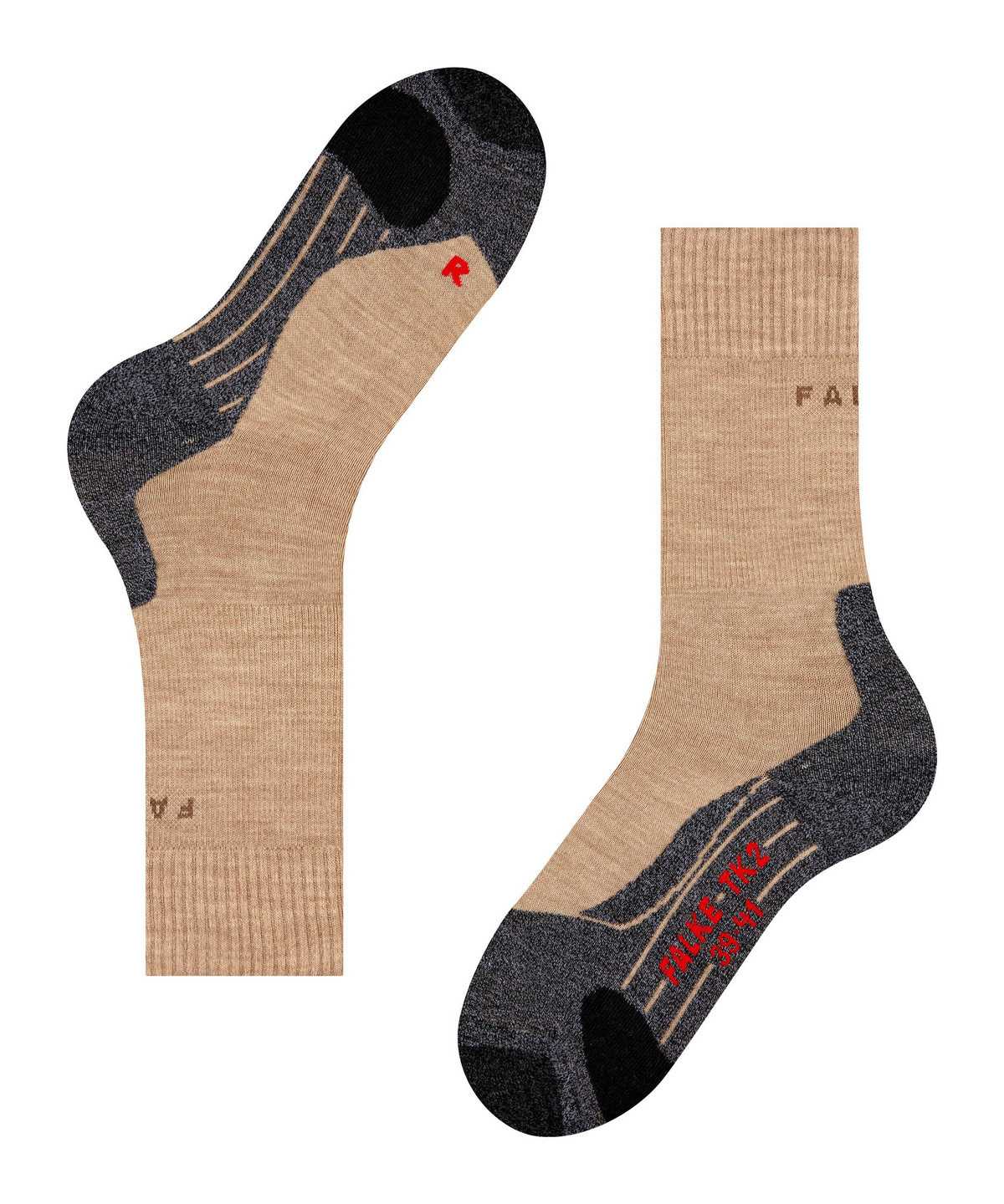 Sports Socks Falke TK2 Explore Trekking Socks Damskie Beżowe | ZHEMKW-084