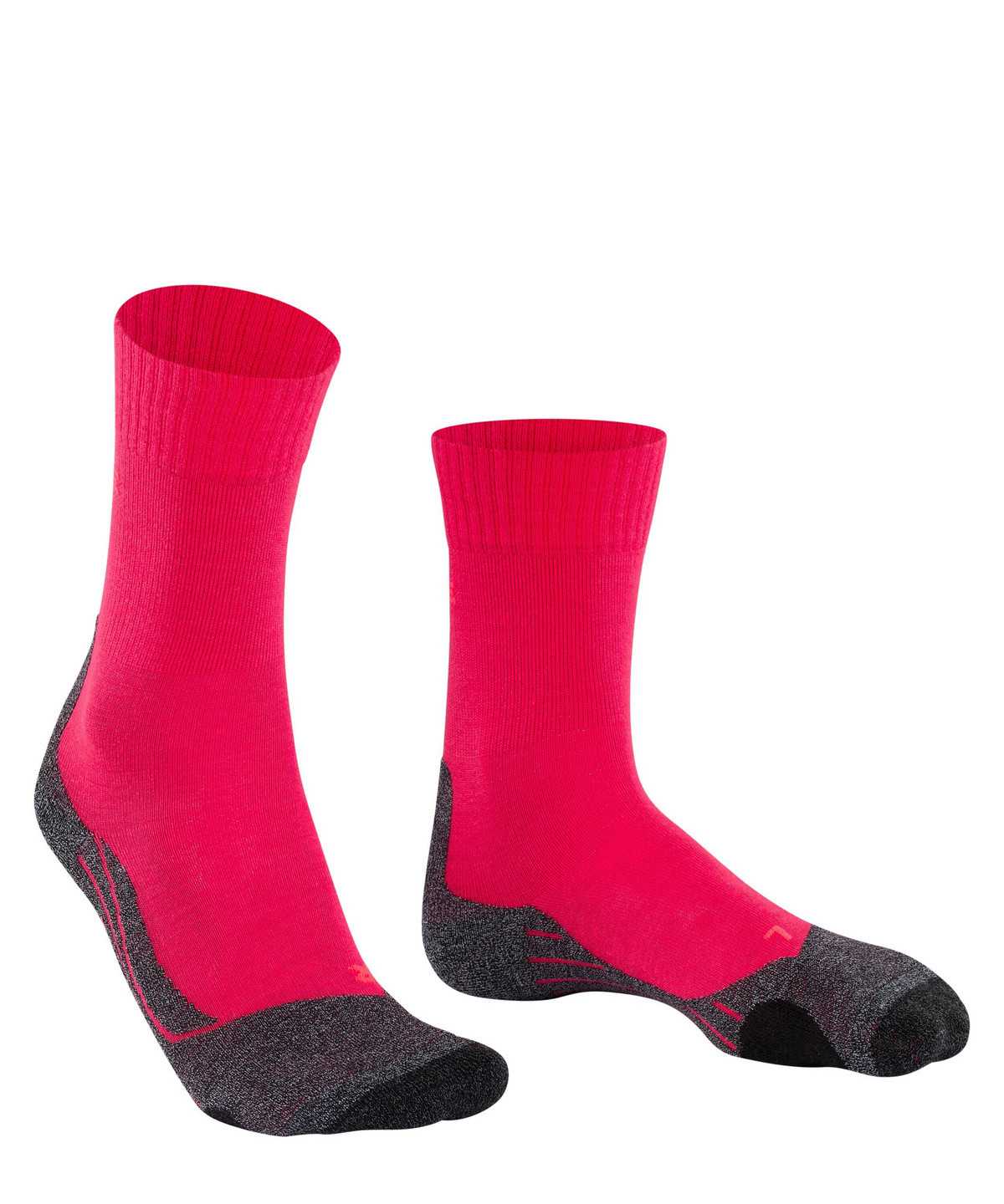 Sports Socks Falke TK2 Explore Trekking Socks Damskie Czerwone | GCNIPM-652