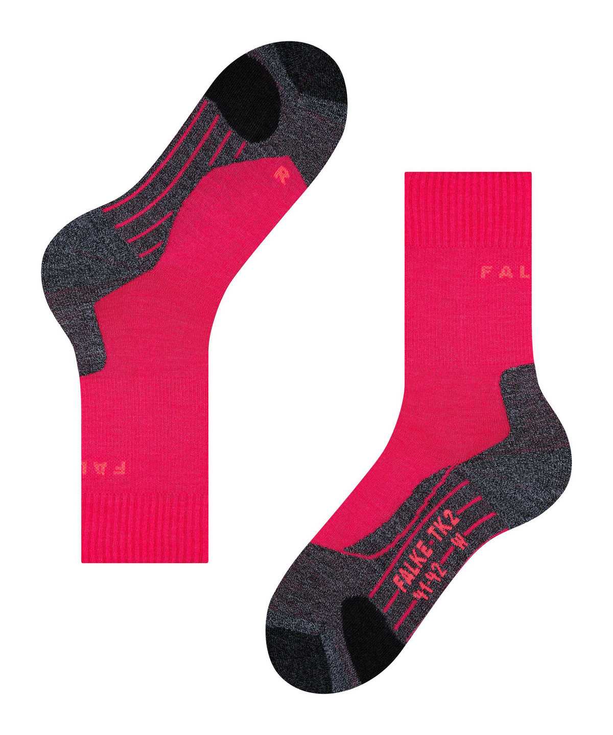 Sports Socks Falke TK2 Explore Trekking Socks Damskie Czerwone | GCNIPM-652