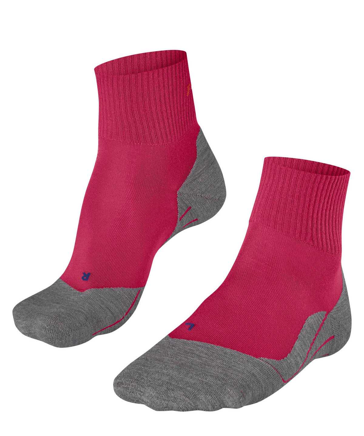 Sports Socks Falke TK5 Wander Cool Short Trekking Short sock Damskie Czerwone | QDLOAY-810