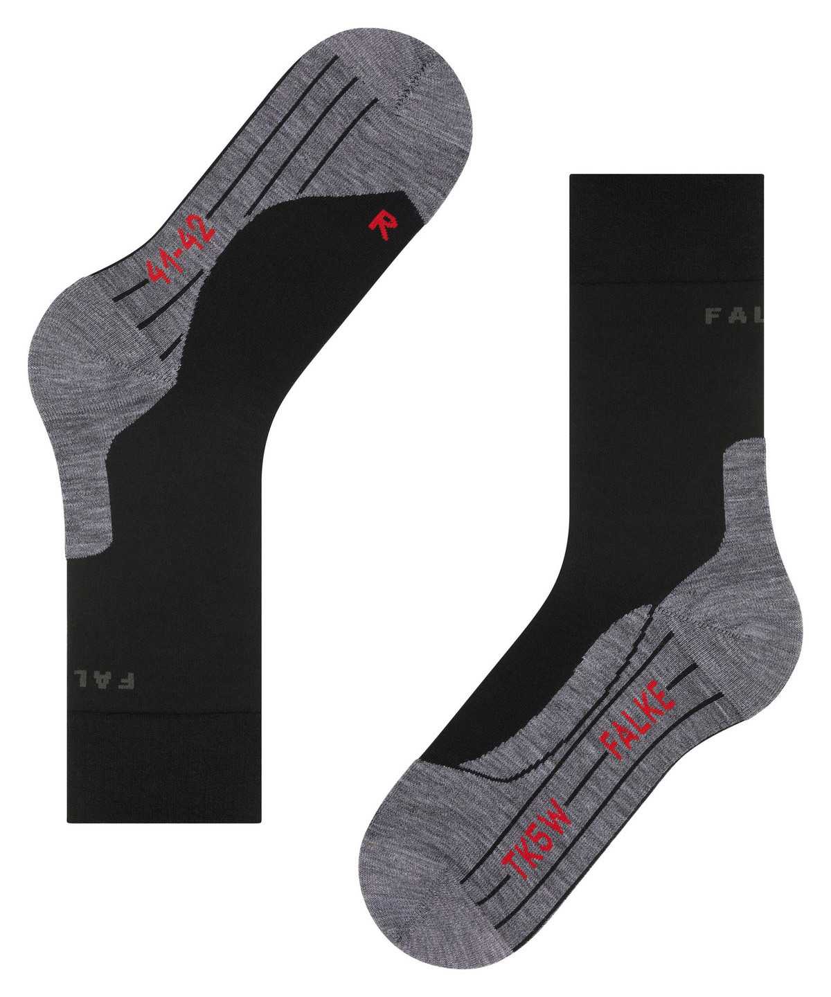 Sports Socks Falke TK5 Wander Trekking Socks Damskie Czarne | VEJTDW-085