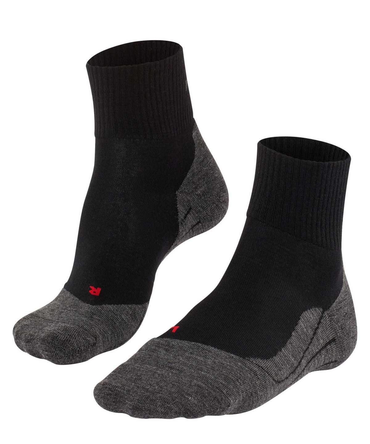 Sports Socks Falke TK5 Wander Wool Short Trekking Short sock Damskie Czarne | SHXBNL-148