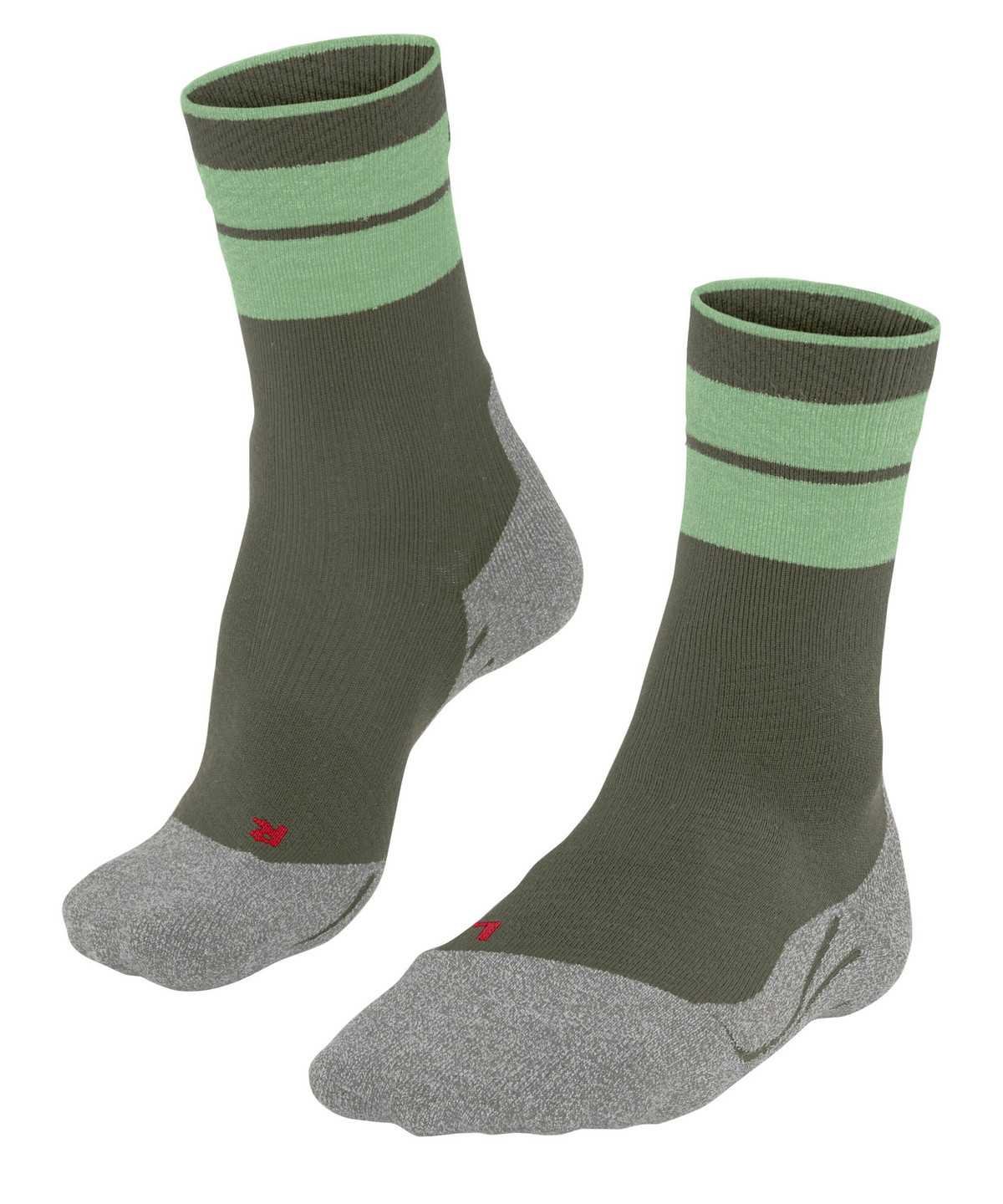 Sports Socks Falke TK Stabilizing Trekking Socks Damskie Zielone | FCAKSV-147