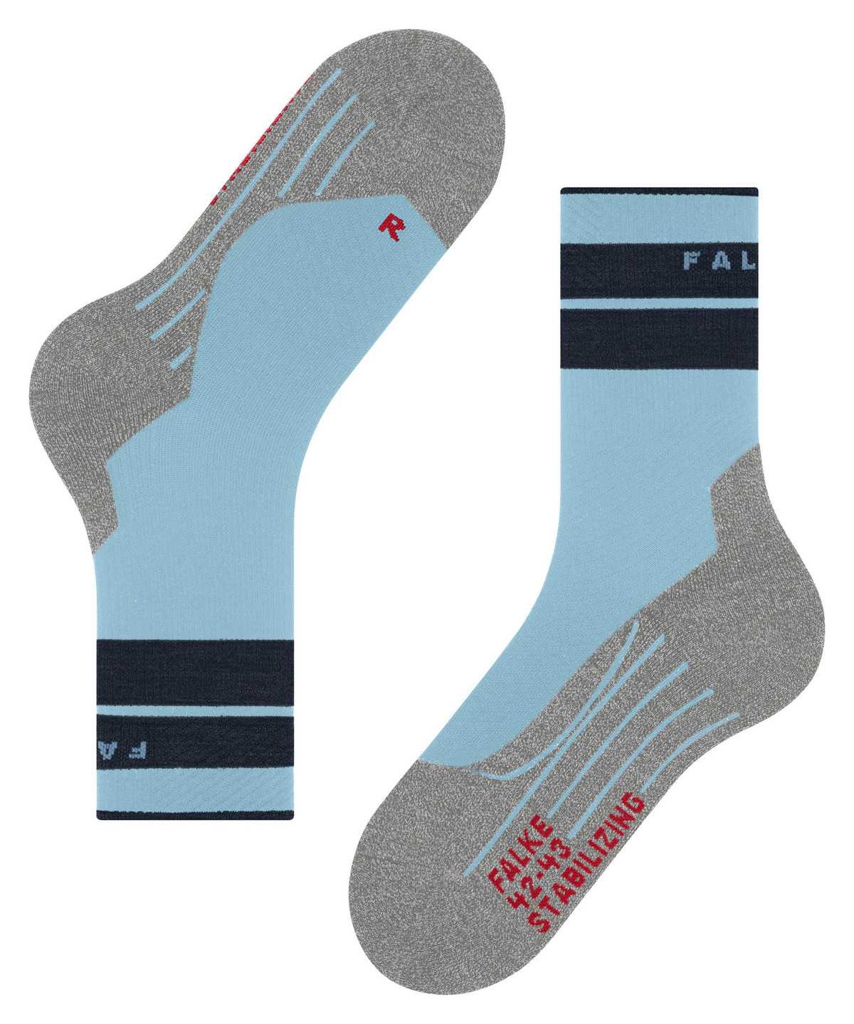 Sports Socks Falke TK Stabilizing Trekking Socks Damskie Niebieskie | DJVPYK-092