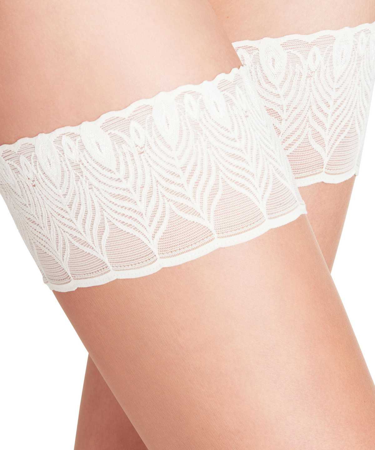 Thigh Highs Falke Lunelle 8 DEN Stay-ups Damskie Brązowe | ZMPTCS-562