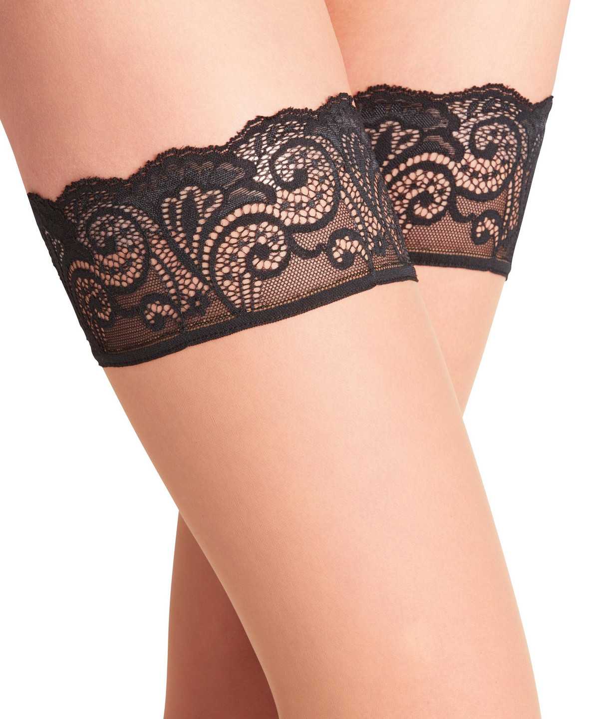 Thigh Highs Falke Matt Deluxe 20 DEN Stay-ups Damskie Brązowe | BXVHCP-059