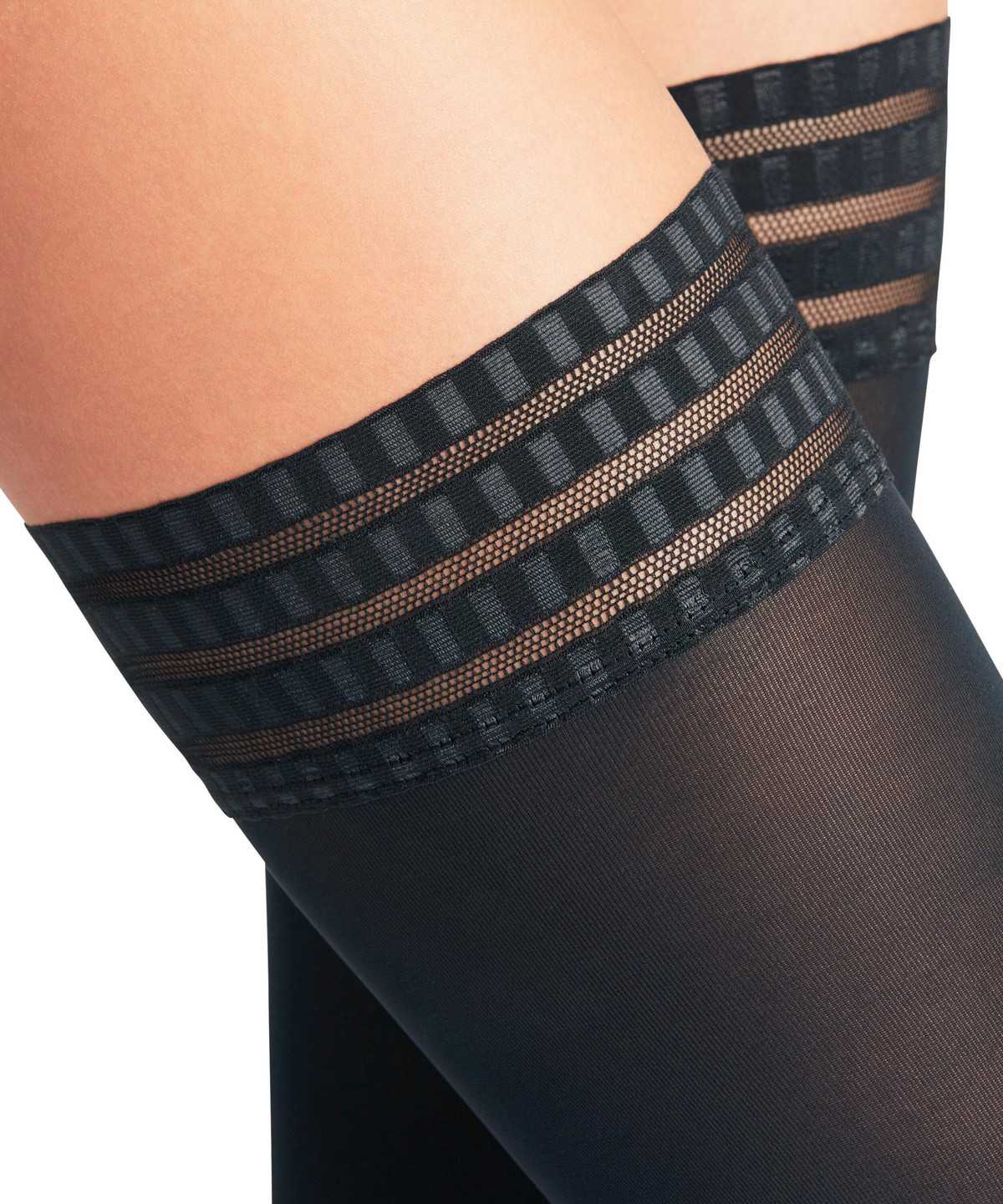 Thigh Highs Falke Pure Matt 50 DEN Stay-ups Damskie Niebieskie | COGVAL-049