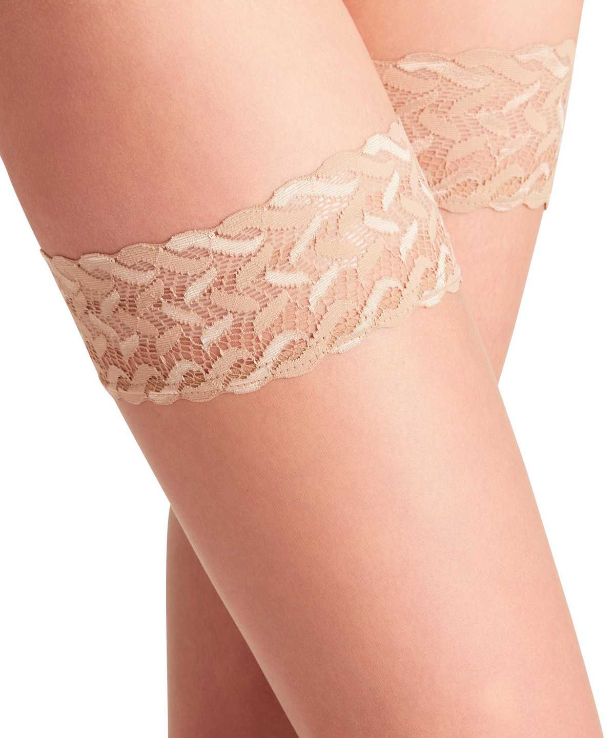 Thigh Highs Falke Shelina 12 DEN Stay-ups Damskie Beżowe | MCWQZU-154