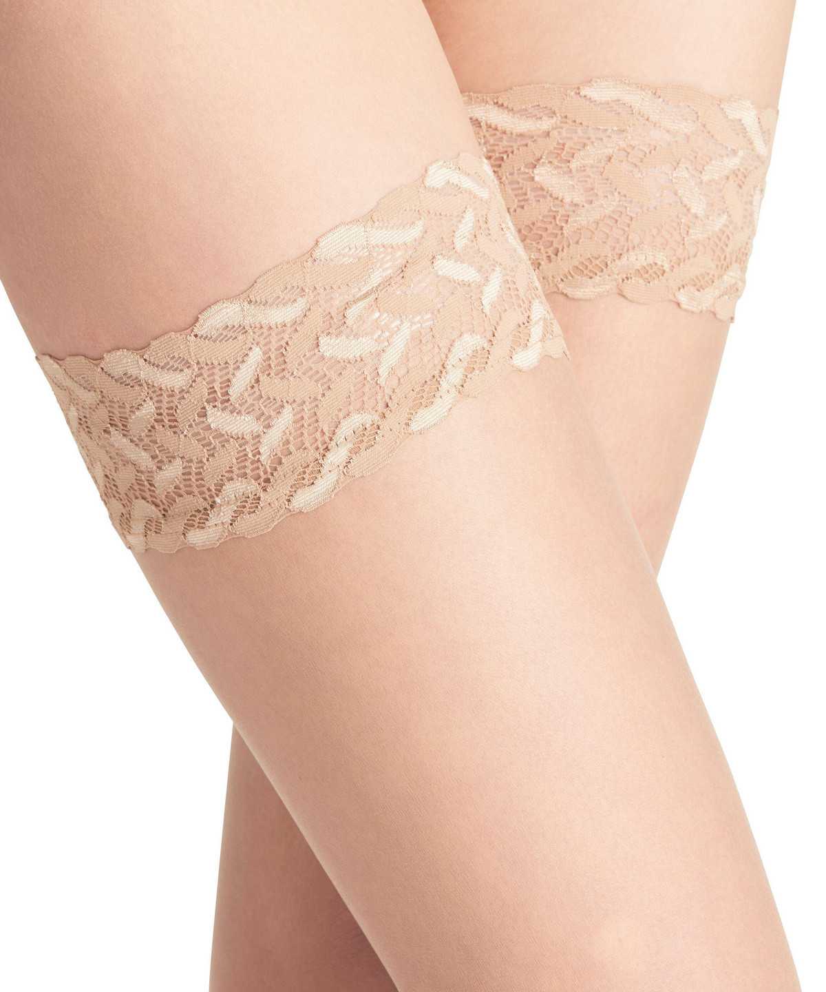 Thigh Highs Falke Shelina 12 DEN Stay-ups Damskie Beżowe | GHFEUX-386