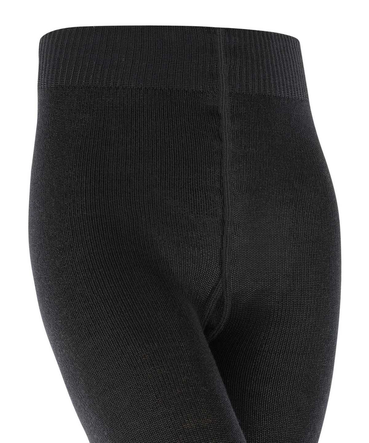 Tights Falke Comfort Wool Tights Dziecięce Czarne | HZTVFA-371