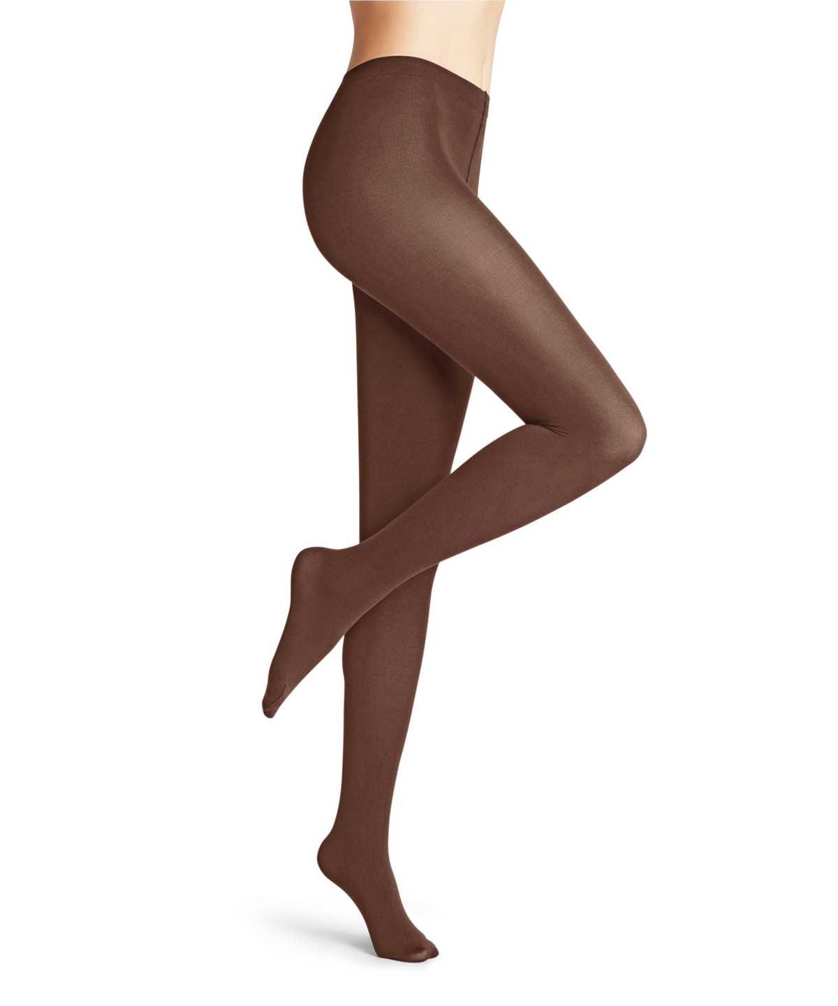 Tights Falke Cotton Touch Tights Damskie Brązowe | YAGRIO-261