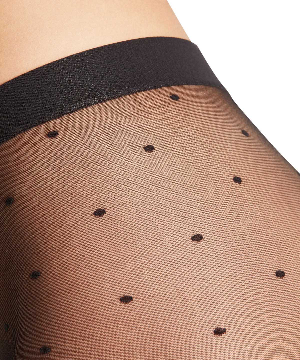 Tights Falke Dot 15 DEN Tights Damskie Czarne | URGKOF-026