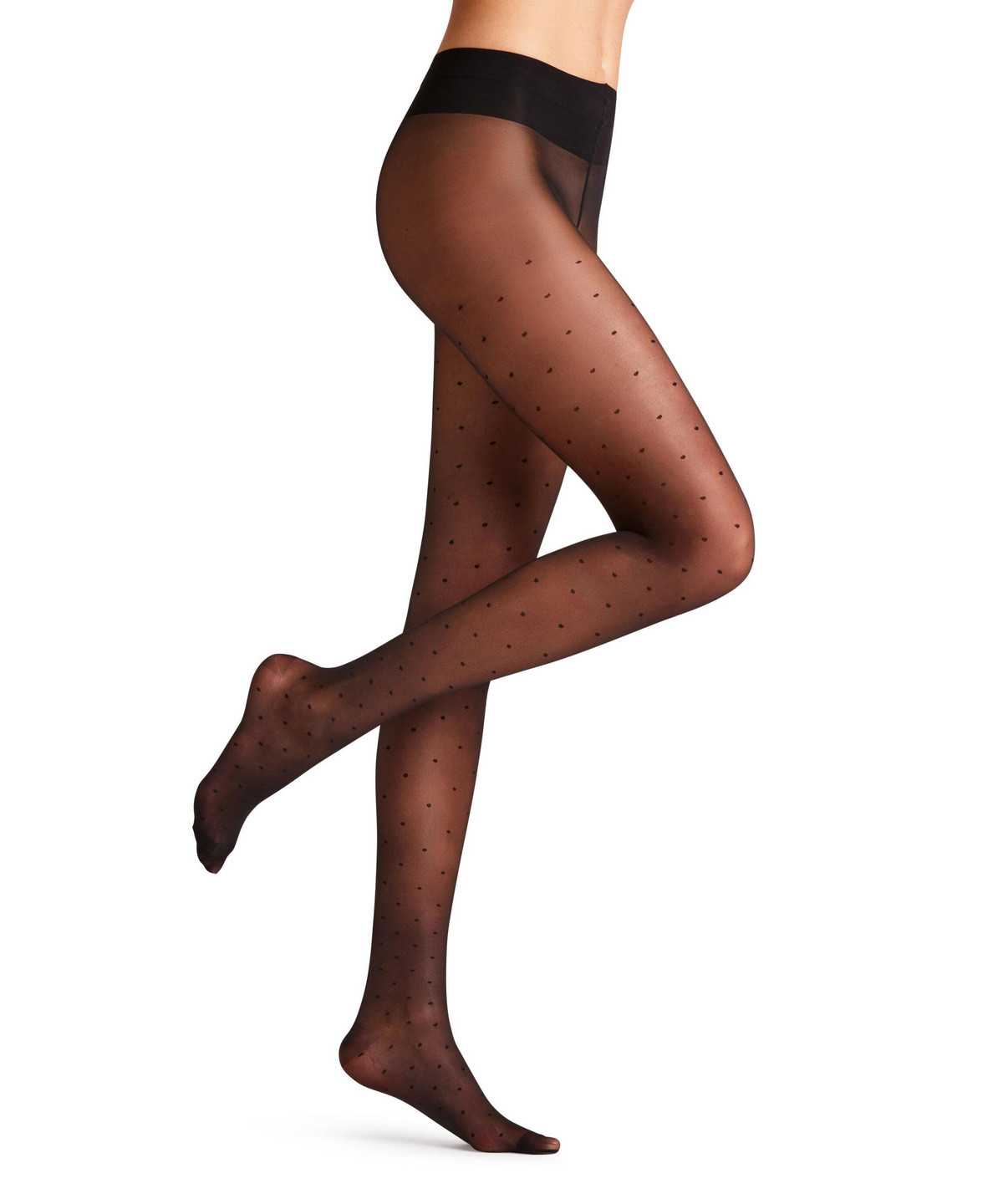 Tights Falke Dot Vitalize 20 DEN Tights Damskie Czarne | AQEZTL-580