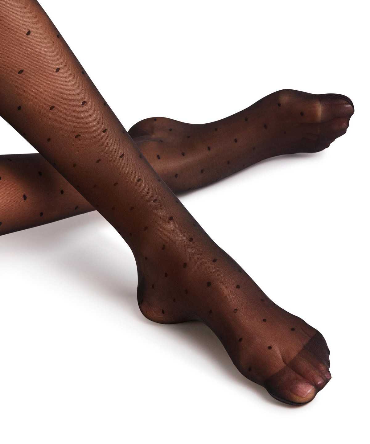 Tights Falke Dot Vitalize 20 DEN Tights Damskie Czarne | AQEZTL-580