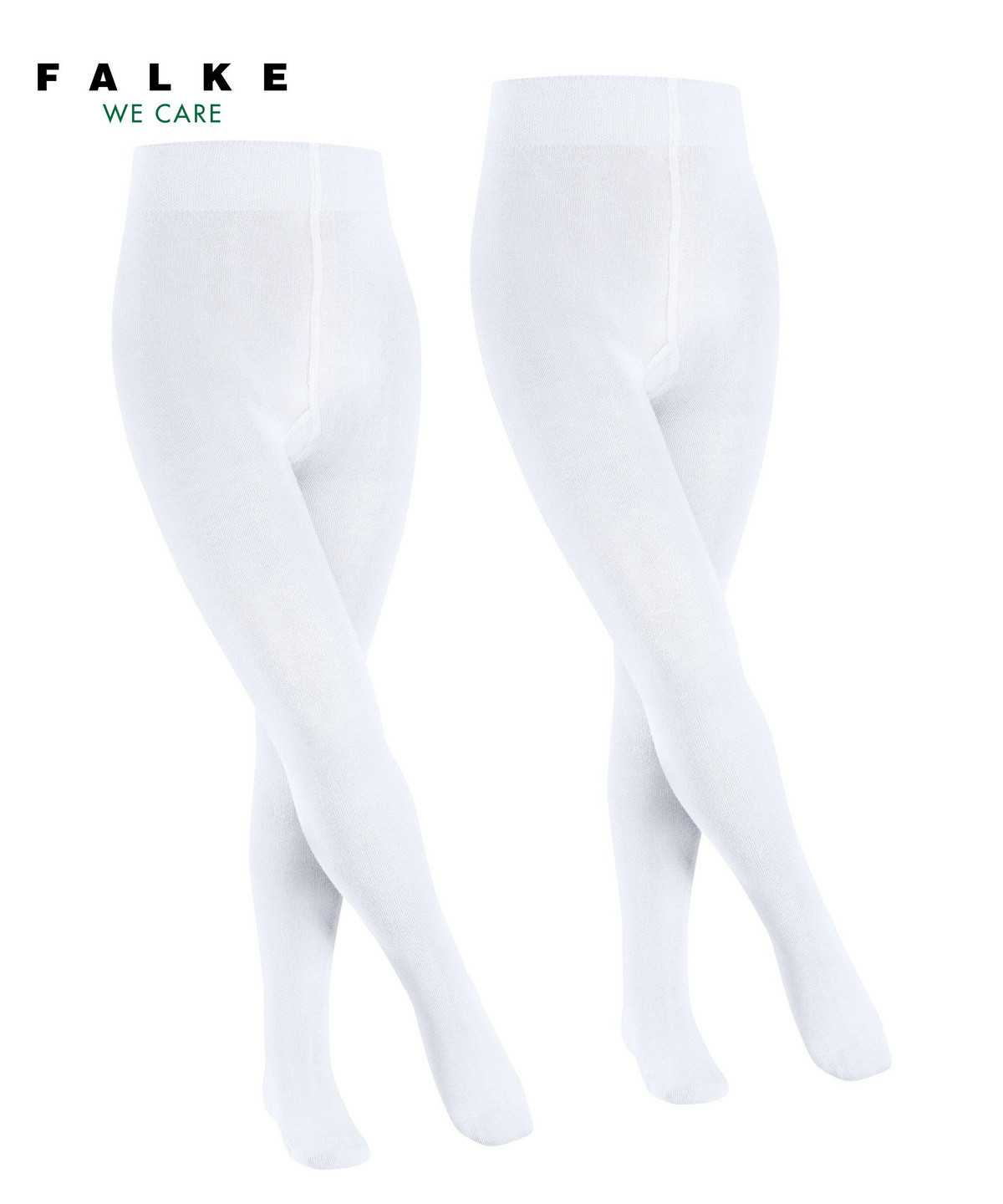 Tights Falke Family 2-Pack Tights Dziecięce Białe | BNHJIW-692