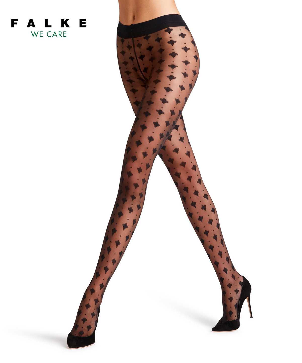 Tights Falke Hedonism 15 DEN Tights Damskie Czarne | WGCKMO-846