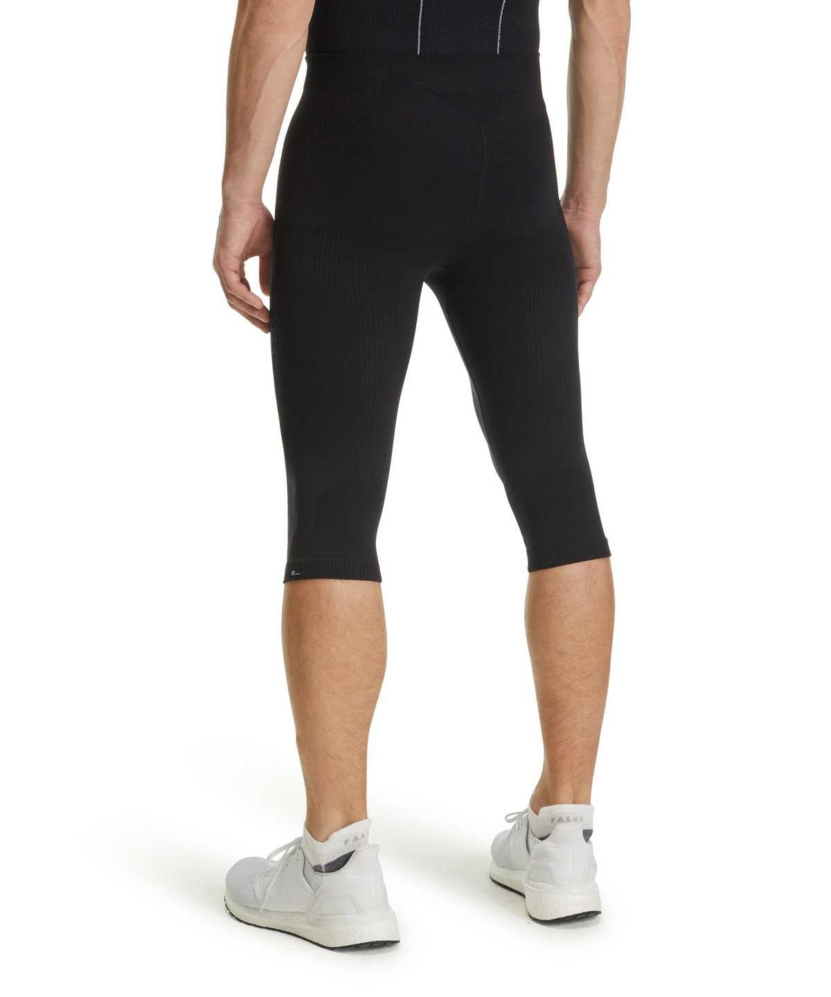 Tights Falke Impulse Running Tights Męskie Czarne | OTZJLV-465