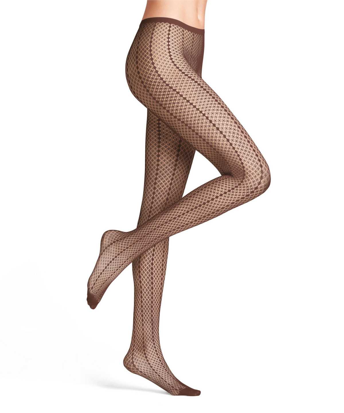 Tights Falke Lady Suit Tights Damskie Brązowe | ORZJSQ-873