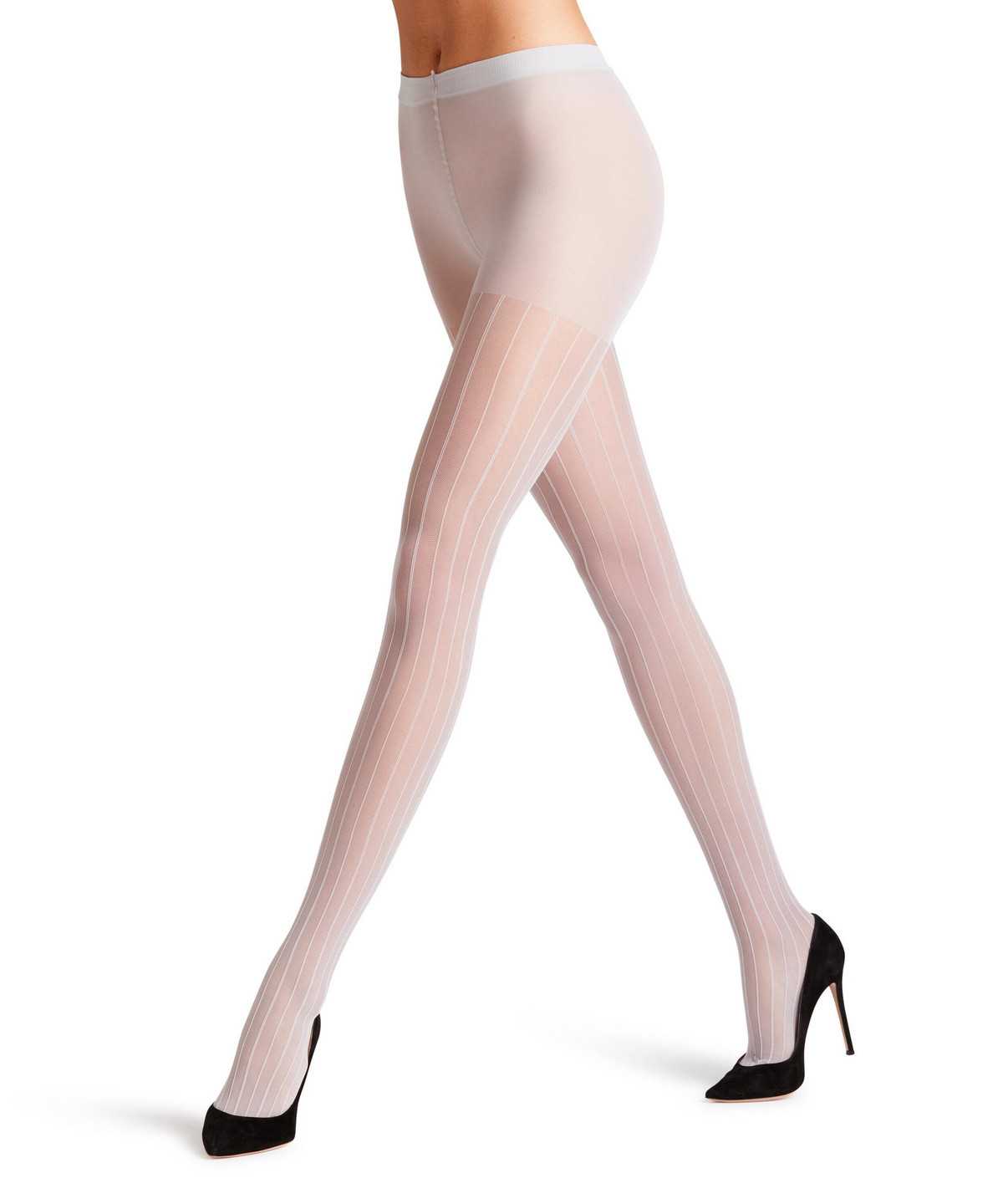 Tights Falke Linear Lounge 25 DEN Tights Damskie Szare | LZKEBQ-265