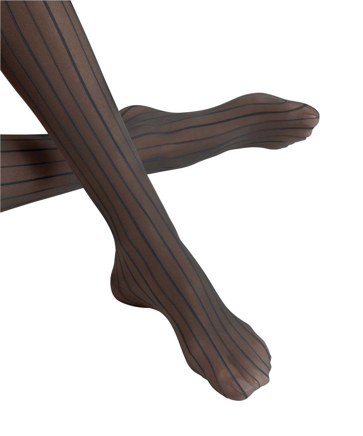 Tights Falke Linear Lounge 25 DEN Tights Damskie Czarne | IUCVFQ-537