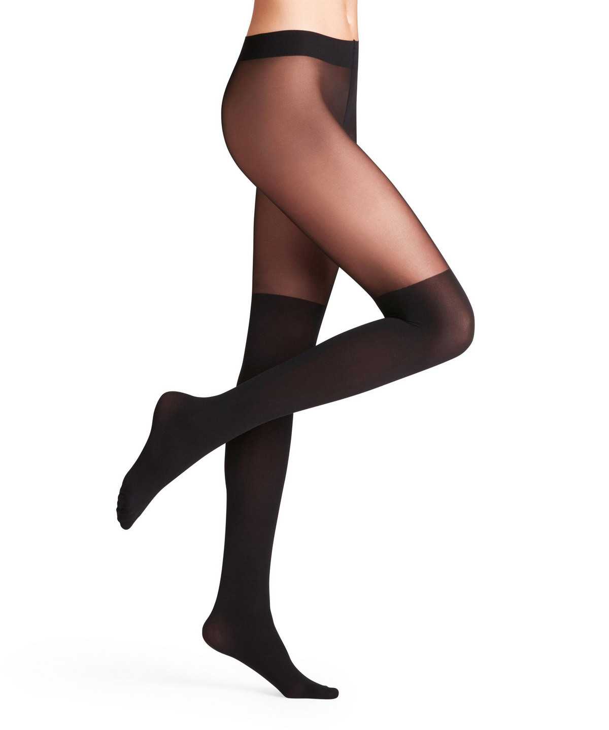 Tights Falke Overknee 25 DEN Tights Damskie Czarne | HPENRZ-981