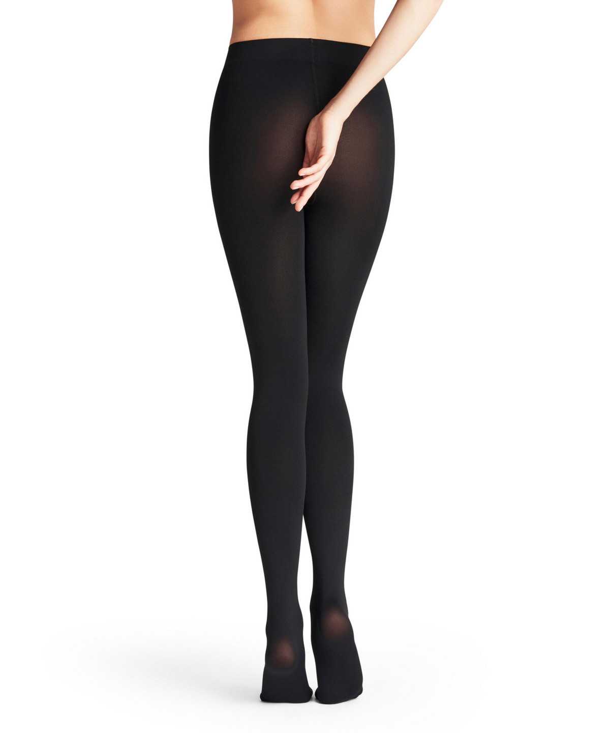 Tights Falke Pure Matt 100 DEN Tights Damskie Czarne | QCAVTH-195