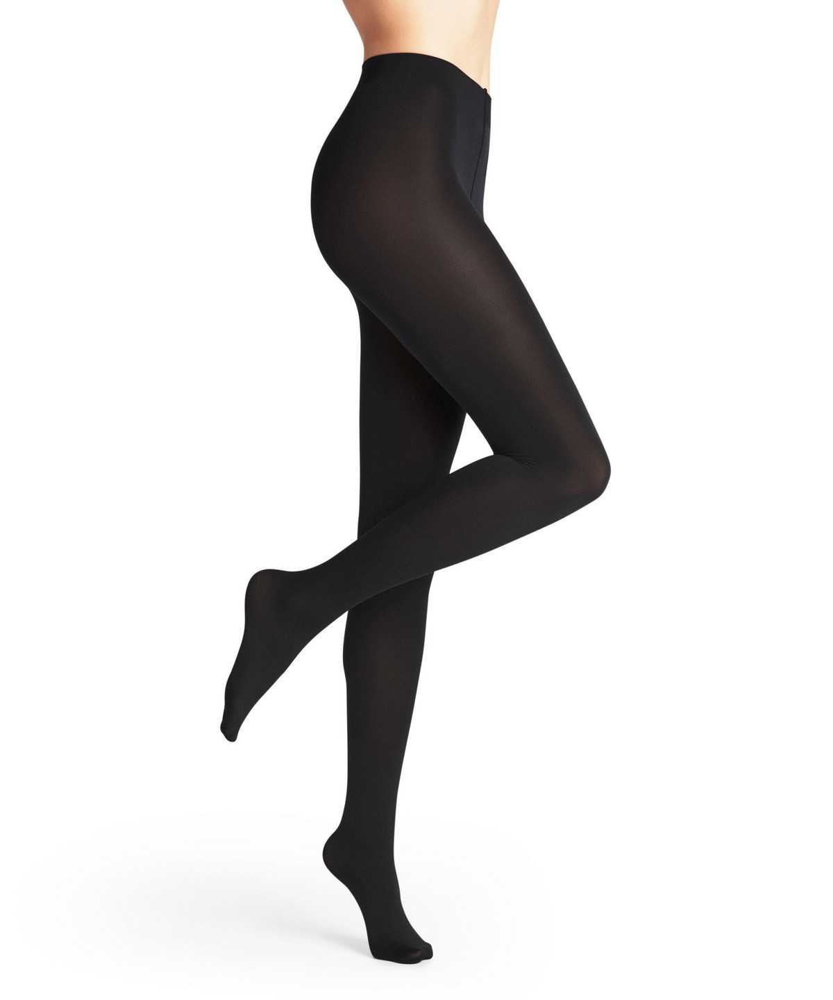 Tights Falke Seidenglatt 80 DEN Tights Damskie Czarne | SNLVDK-542