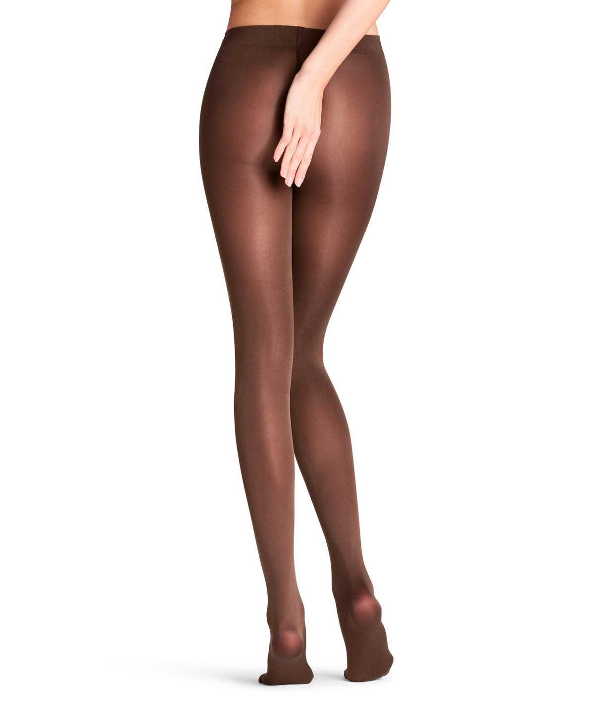 Tights Falke Seidenglatt 80 DEN Tights Damskie Brązowe | ZLSXNM-659